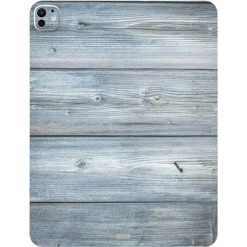 Weathered Blue Wood iPad Pro 13in M4 (2024) Skin