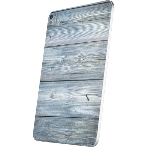 Weathered Blue Wood iPad Pro 13in M4 (2024) Skin