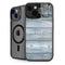 Weathered Blue Wood iPhone 13 Kickstand Case
