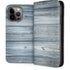 Weathered Blue Wood iPhone 13 Pro Max Folio Case