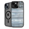 Weathered Blue Wood iPhone 14 Plus Kickstand Case