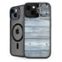 Weathered Blue Wood iPhone 14 Plus Kickstand Case
