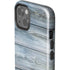 Weathered Blue Wood iPhone 15 Impact Case