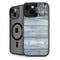 Weathered Blue Wood iPhone 15 Kickstand Case