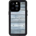 Weathered Blue Wood iPhone 15 Pro Waterproof Case