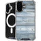 Weathered Blue Wood iPhone 16 Plus MagSafe Case