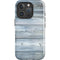 Weathered Blue Wood iPhone 16 Pro Impact Case