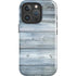 Weathered Blue Wood iPhone 16 Pro Impact Case
