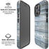 Weathered Blue Wood iPhone 16 Pro Magsafe Impact Case
