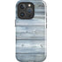 Weathered Blue Wood iPhone 16 Pro Max Impact Case