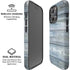 Weathered Blue Wood iPhone 16 Pro Max Magsafe Impact Case