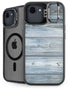 Weathered Blue Wood iPhone 16e Kickstand Case