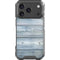 Weathered Blue Wood iPhone 18 Pro Clear Case
