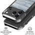 Weathered Blue Wood iPhone 18 Pro Clear Case