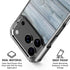 Weathered Blue Wood iPhone 18 Pro Clear Case