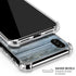 Weathered Blue Wood iPhone X/XS Clear Case