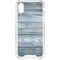 Weathered Blue Wood iPhone XS Clear Case