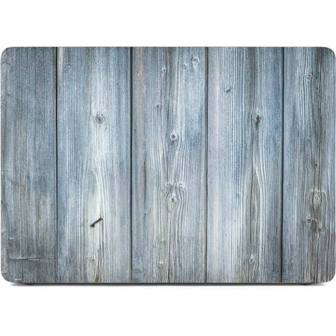 Weathered Blue Wood Apple MacBook Air Skin