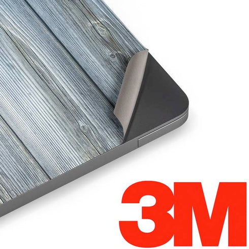 Weathered Blue Wood Apple MacBook Air Skin