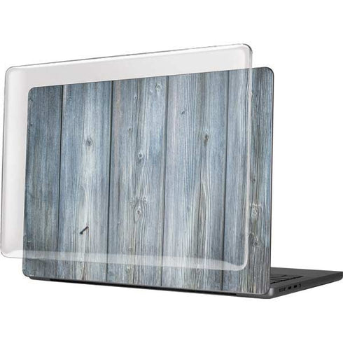 Weathered Blue Wood MacBook Pro 14in (2021-24) Case plus Skin