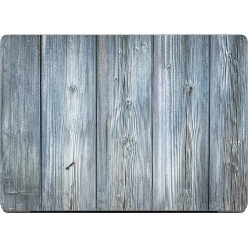 Weathered Blue Wood Apple MacBook Pro 14-inch Skin
