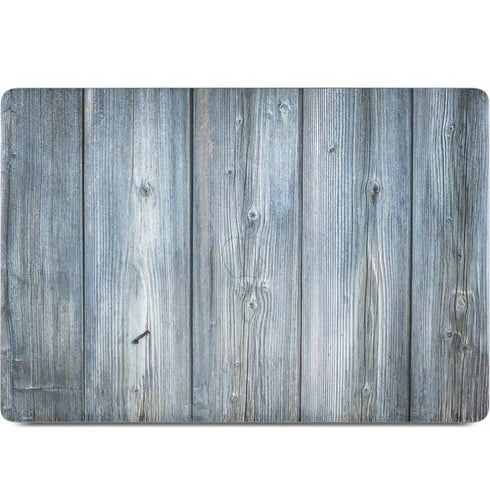 Weathered Blue Wood MacBook Skins