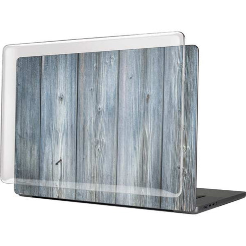 Weathered Blue Wood MacBook Cases