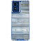 Weathered Blue Wood Moto G 5G (2024) Clear Case