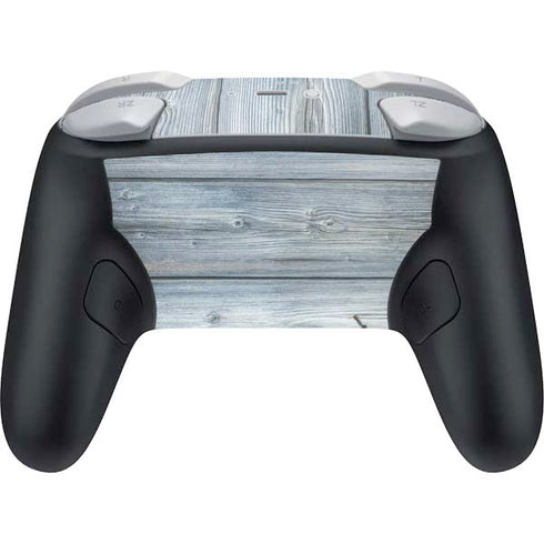 Weathered Blue Wood Nintendo Switch 2 (2025) Pro Controller Skin