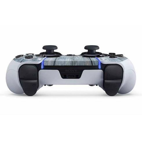 Weathered Blue Wood PS5 DualSense Edge Pro Controller Skin