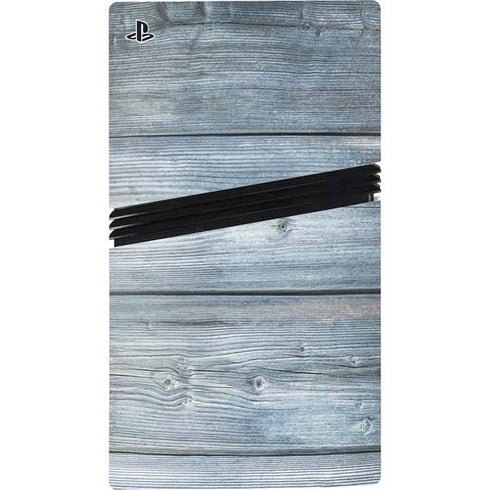 Weathered Blue Wood PS5 Pro Bundle Skin