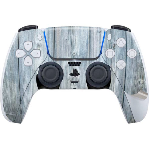 Weathered Blue Wood PS5 Pro Disk Bundle Skin