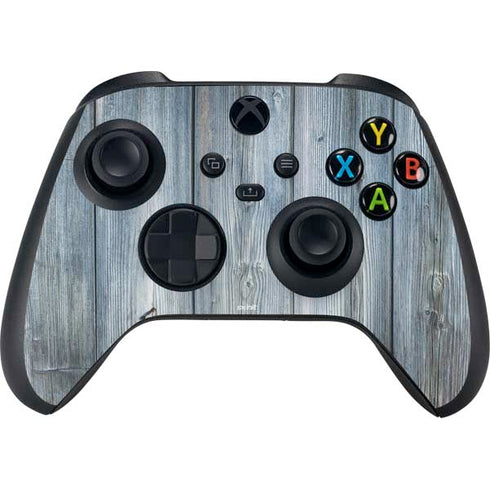 Weathered Blue Wood Xbox Series X Bundle Skin