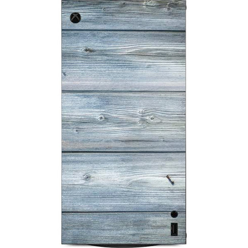 Weathered Blue Wood XBox Series X Digital Edition Console Skin
