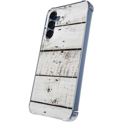Weathered Wood Galaxy A35 5G Clear Case