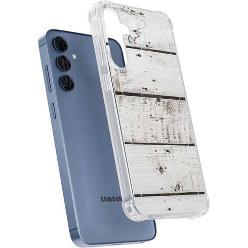 Weathered Wood Galaxy A35 5G Clear Case