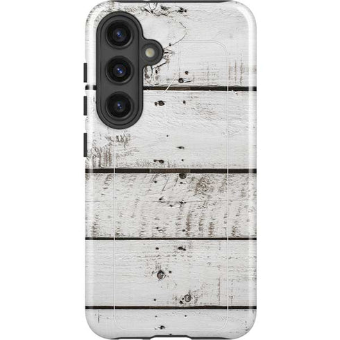 Weathered Wood Galaxy S25 Impact Case