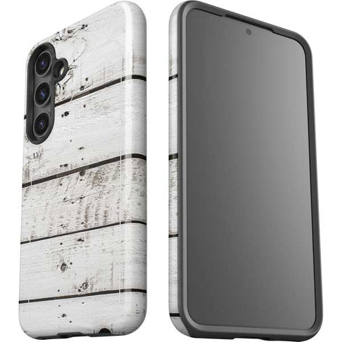 Weathered Wood Galaxy S25 Impact Case