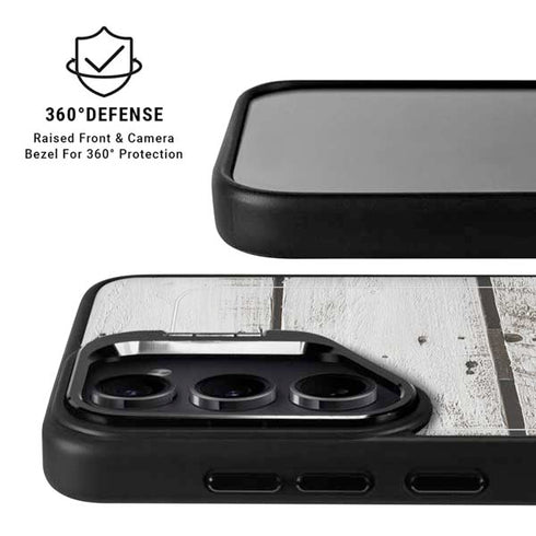 Weathered Wood Galaxy S25 Plus Kickstand Case