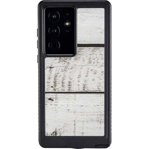 Weathered Wood Galaxy S24 Ultra Waterproof Case