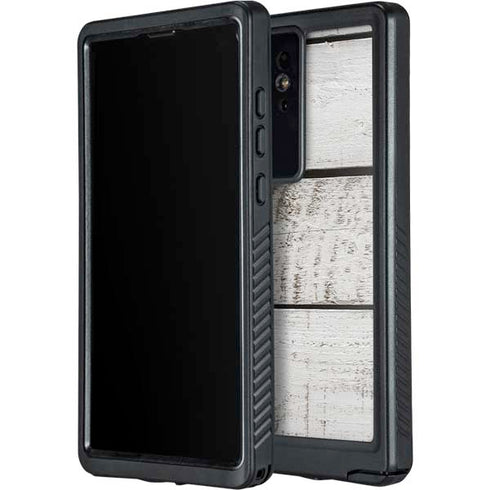 Weathered Wood Galaxy S24 Ultra Waterproof Case
