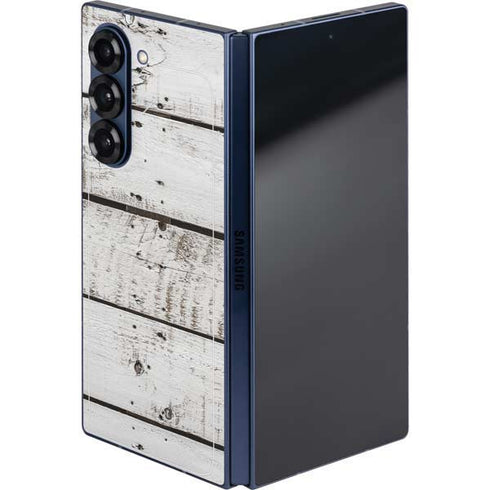 Weathered Wood Galaxy Z Fold6 Skin