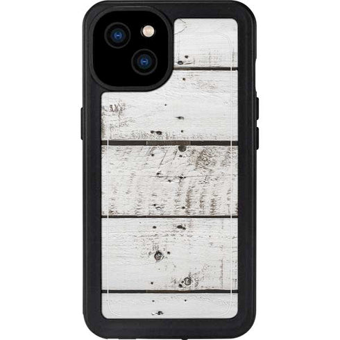 Weathered Wood iPhone 15 Plus Waterproof Case