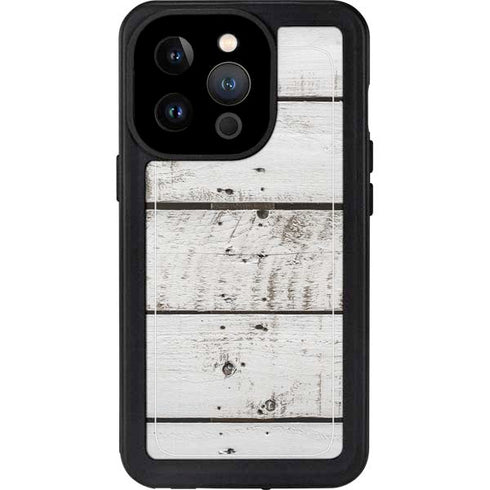 Weathered Wood iPhone 15 Pro Waterproof Case