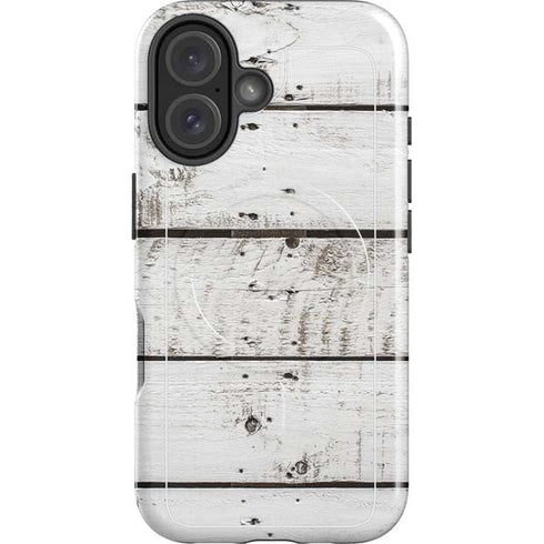 Weathered Wood iPhone 16 Magsafe Impact Case