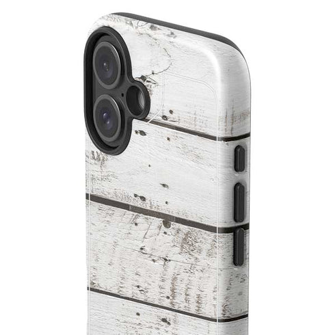 Weathered Wood iPhone 16 Plus Impact Case
