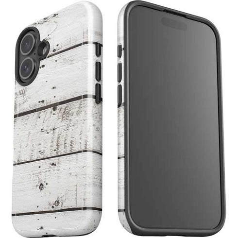 Weathered Wood iPhone 16 Plus Impact Case