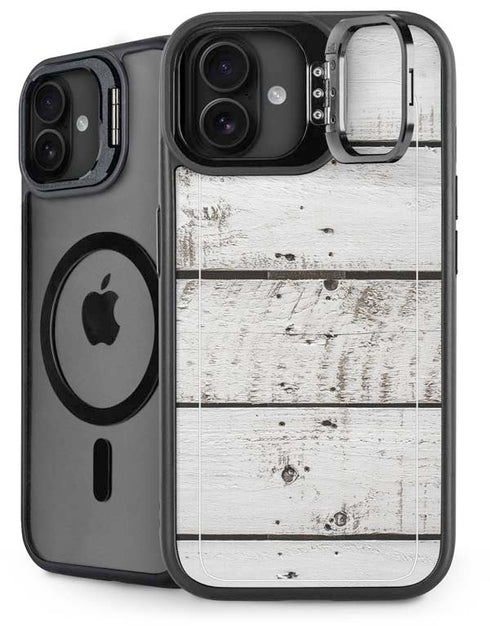 Weathered Wood iPhone 16 Plus Kickstand Case