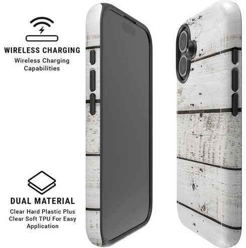 Weathered Wood iPhone 16 Plus Magsafe Impact Case