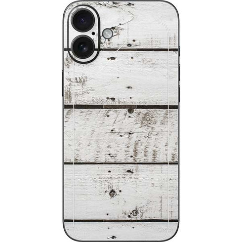 Weathered Wood iPhone 16 Plus Skin